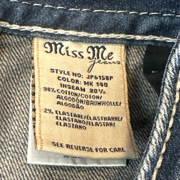 Miss me size 28, JP6158P cuffed Capri style number JP6158P colour MK 140 - Picture 13 of 15